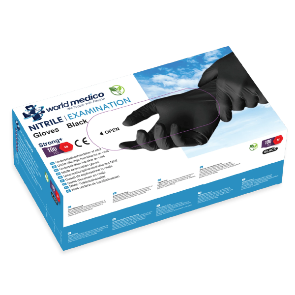 NITRILHANDSKAR 100 ST/FP MEDIUM